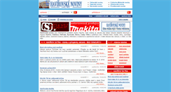 Desktop Screenshot of havirovskenoviny.eu